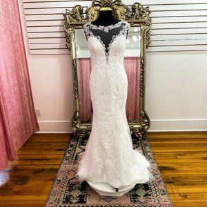 Sophia Tolli Gown, Wedding Gown, Lace Wedding Gown, Bridal Gown Size 12